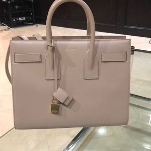YSL Sac De Jour Leather Satchel